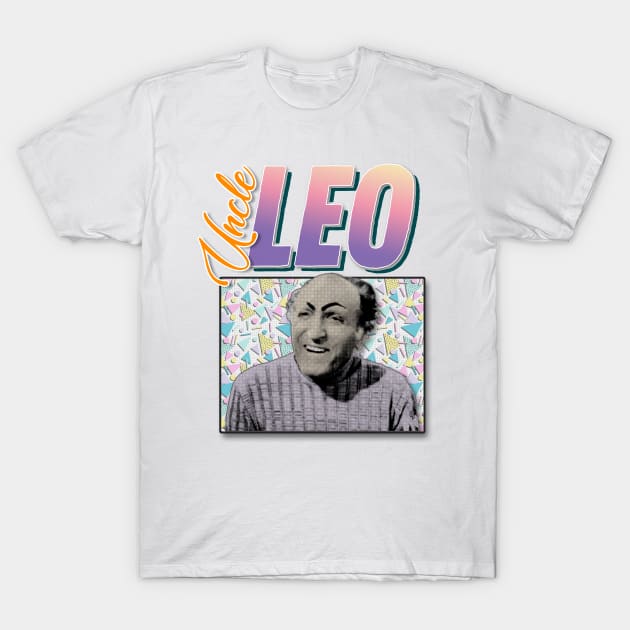 Uncle Leo 90s Style Aesthetic Design T-Shirt by DankFutura